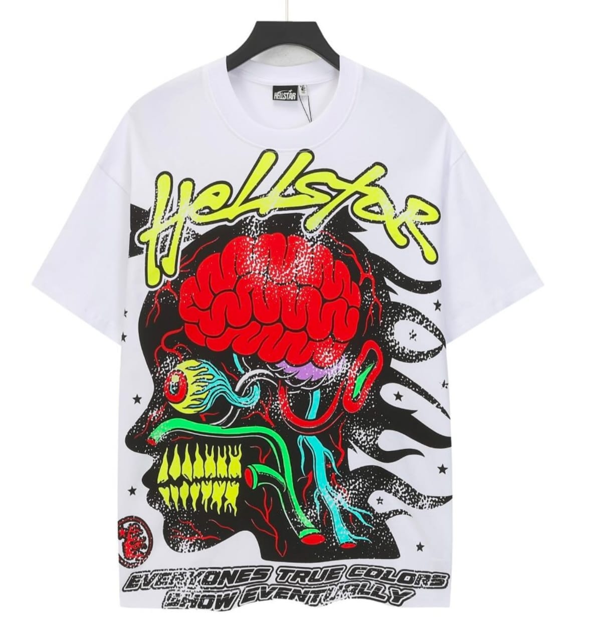 Hellstar Exposed Brain Skull Graphic Tee
