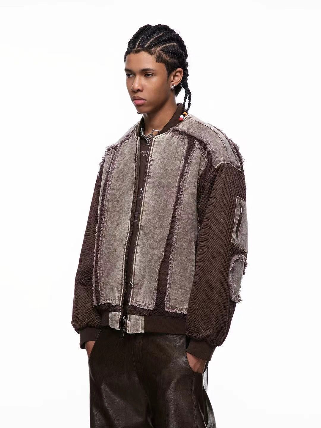 Washed brown - Bomber jacket